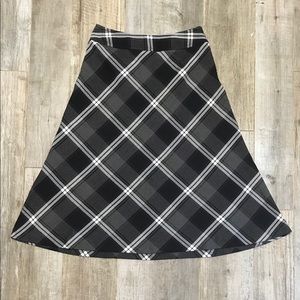 Long Winter Plaid Skirt